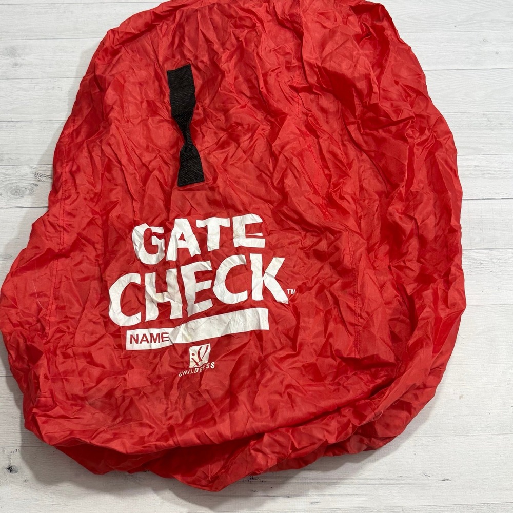 Childress red airline gate check car seat bag